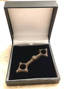 A Viking Bronze Horse Harness Cheek Piece.