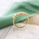 18ct Yellow Diamond 1.10cts Half Eternity Ring