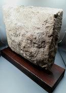 A Late Medieval Period, Large Stone Fragment Of A Nine Men Morris Gaming Board.