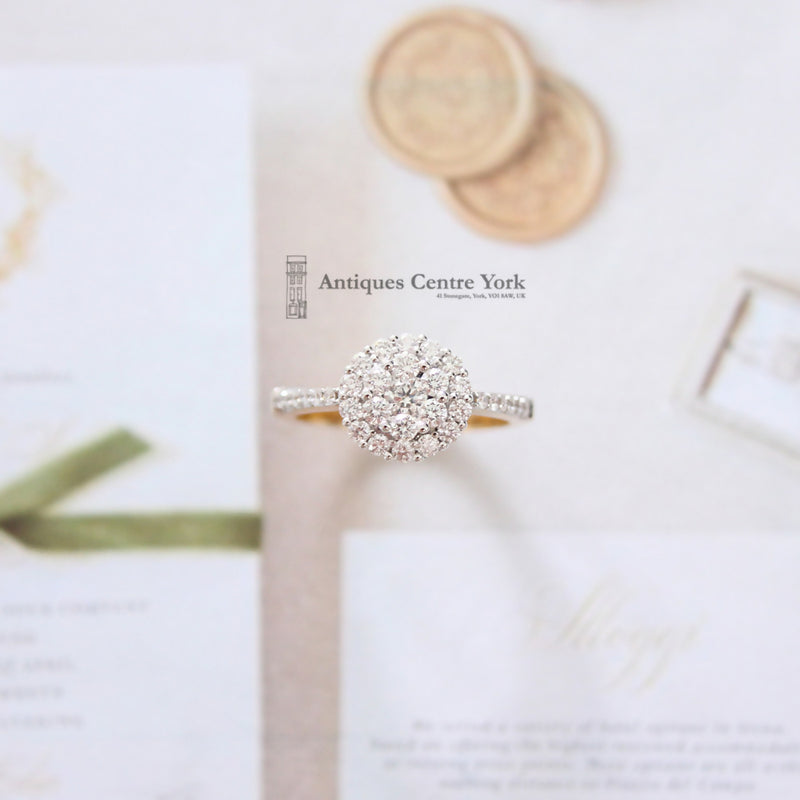 18ct Diamond Cluster 1.00ct by Cavill