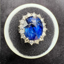 8.35ct Natural Royal Blue Sapphire in 18K Gold