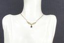 9ct Gold Sapphire & Diamond Necklet