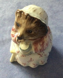 Beswick Mrs Tiggywinkle Takes Tea figure Beswick Beatrix Potter figurine BP3 Beswick hedgehog