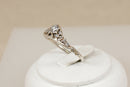 Pretty Pandora Sterling Silver & Crystal Tiara Ring