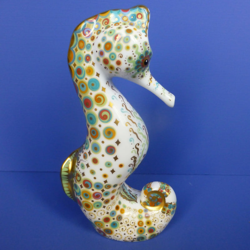 Royal Crown Derby Paperweight - Spot Seahorse