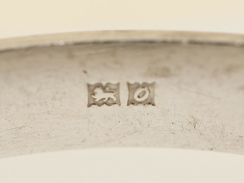 Vintage Silver Hinged Bangle