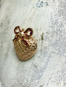 Vintage Vivienne Westwood Heart Brooch/Pendant with Pouch 1998