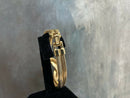 Vintage Christian Dior Gold-Plated Double Snake Chain Knot Bracelet
