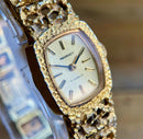 Vintage Regency Ladies Cocktail Watch | 17 Jewel Swiss Mechanical | Gold Tone Openwork Bracelet | Boxed