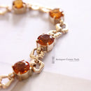 1950's 9ct Citrine Bracelet