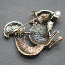 Squirrel brooch