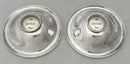 Elizabeth II Pair of Modernist Silver Dishes. London 1988, Asprey. 4.4 troy ounces.