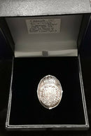 A Charles 1st ,English Civil War Period ,Solid Silver Royalist Supporters Badge.