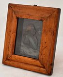Admiral John Jervis, 1st Earl of St Vincent, Polychrome Wax Relief Portrait Profile.