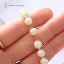 37" Long Cultured Pearl Rope Necklace