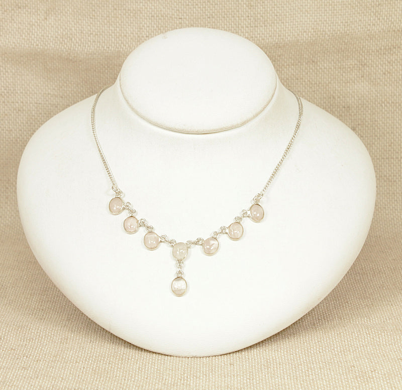 Silver & Moonstone Necklet