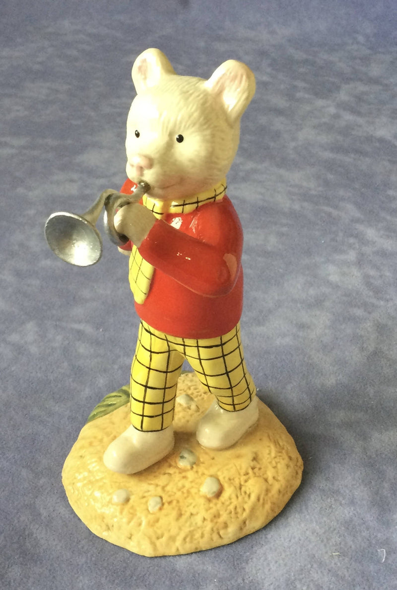 Royal Doulton - Rupert The Bear Figure Doulton Rupert Silver Trumpet figure