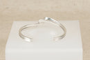 Silver Twist Tension Bangle