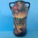 A Moorcroft Western Isles Design Trial Vase (7.28inch) by Sian Leeper