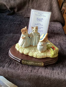 Beswick Beatrix Potter Figurine Beswick Mittens Tom Kitten and Moppet tableau