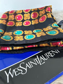 Vintage Yves Saint Laurent (YSL) Silk Scarf with Gift Envelope - Unused