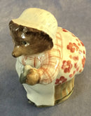 Beswick Beatrix Potter Figurine Mrs Tiggywinkle Hedgehog figure Beswick Gold Backstamp figurine BP2
