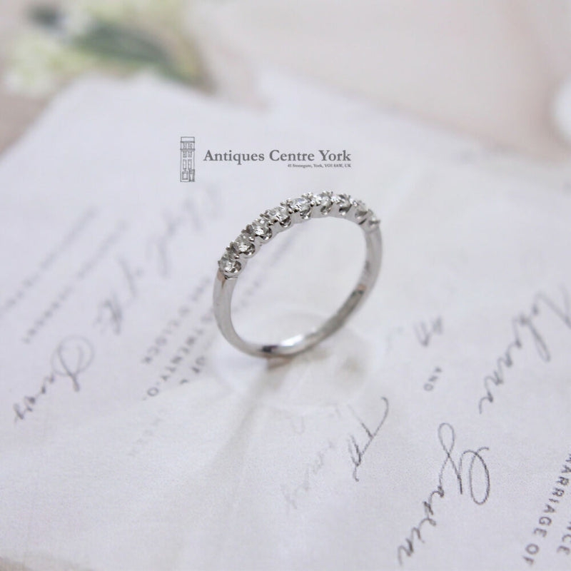 18ct White Gold Diamond Half Eternity 0.30ct
