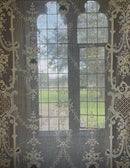 Olivia c1870 period design cotton lace panel readymade 58"/63”