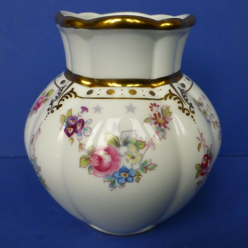Crown Derby 花瓶 Antoinette Royal Crown Derby Royal Antoinette