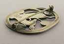Vintage Georg Jensen Sterling Silver Kneeling Deer Brooch Design No 256