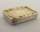 Georgian Solid Sterling Silver Vinaigrette Bir 1832 Francis Clark