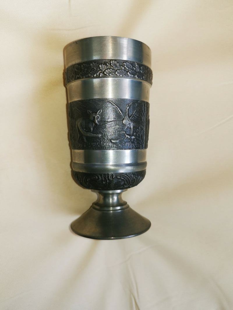 ANTIQUE MULLINGAR PEWTER GOBLET