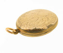 Victorian 9ct Gold and Enamel Back and Front Locket Pendant