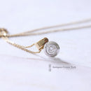 14ct Diamond Single Stone Pendant 0.40ct