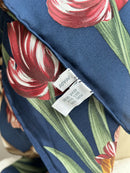 Vintage Christian Dior Silk Tulip Print Scarf with Gift Envelope New Old Stock