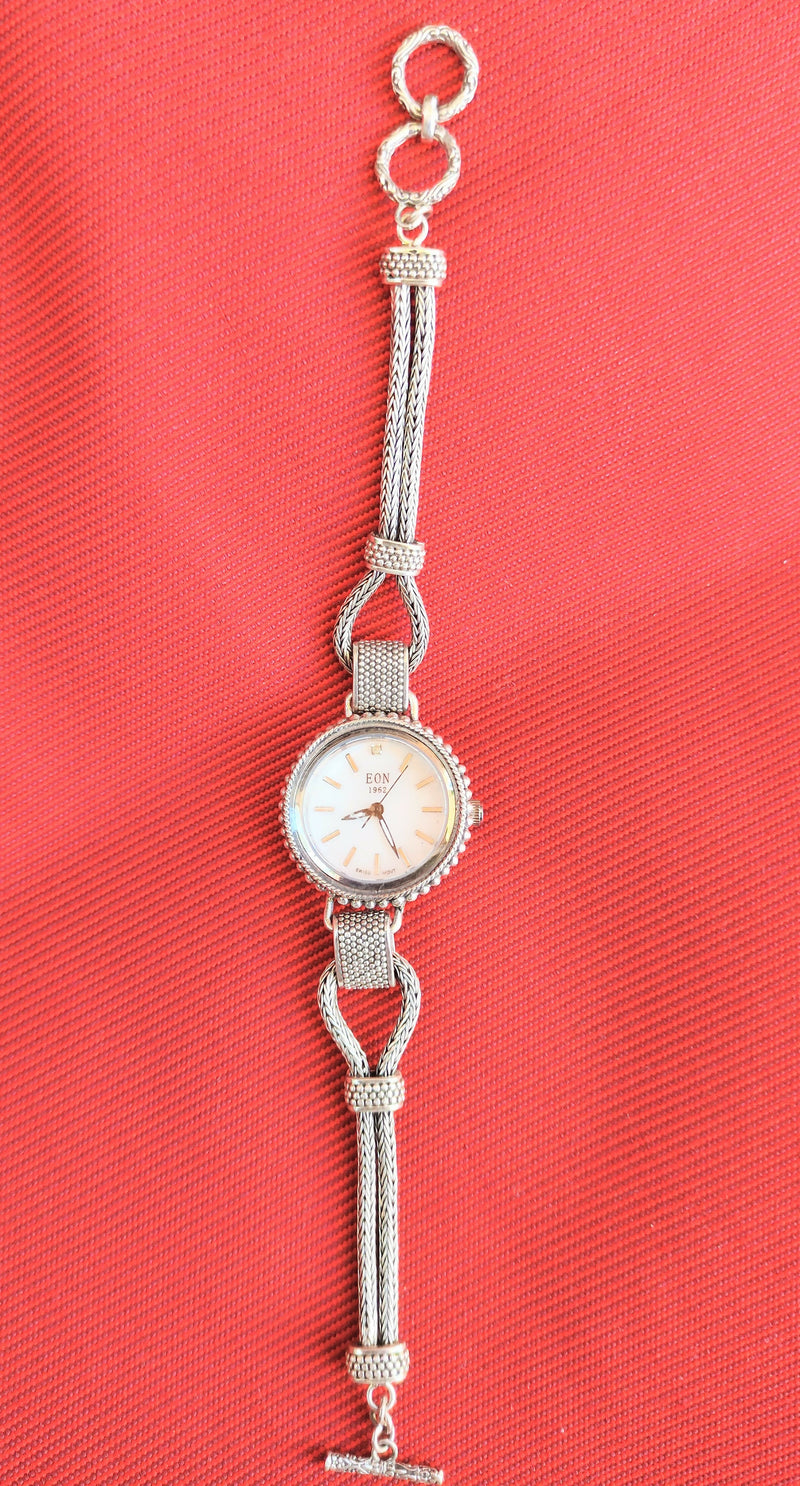 silver ladies dress watches NEW STERLING SILVER LADIES WATCH