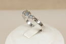Silver & Topaz Trilogy Ring