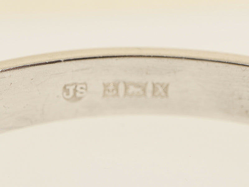 Vintage Silver Hinged Bangle