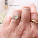 18ct White Gold Oval Diamond 1.02cts Solitaire