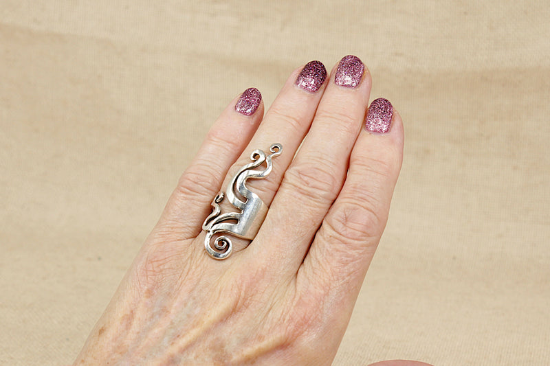 Silver ‘Studio’ Fork Ring
