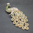 Peacock brooch