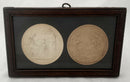 The 1851 Great Exhibition Prize Medal & The 1862 International Exhibition Prize Medal Plaster Roundels.