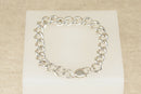 Heavy Silver Curb Chain Bracelet