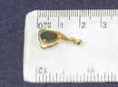 Rare 18ct Gold Blue, Green & Orange Labradorite Pendant – Birmingham 750