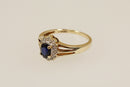 9ct Gold Sapphire and Diamond Ring