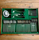 Exceptional Garrard & Co. Sterling Silver 101 Piece Flatware Service | Sheffield 1962 | Original Canteen | Free Personal Delivery