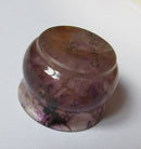 Vintage Miniature Bluejohn Bowl/Unusual Design/Blue John