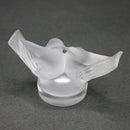 Lalique love birds paperweight