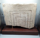 A Late Medieval Period, Large Stone Fragment Of A Nine Men Morris Gaming Board.