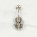 Charming Sterling Silver Cello Brooch